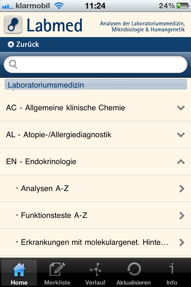 Labmed screenshot 2