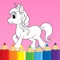 *** Coloring book unicorns and horses by 2bros games for kids