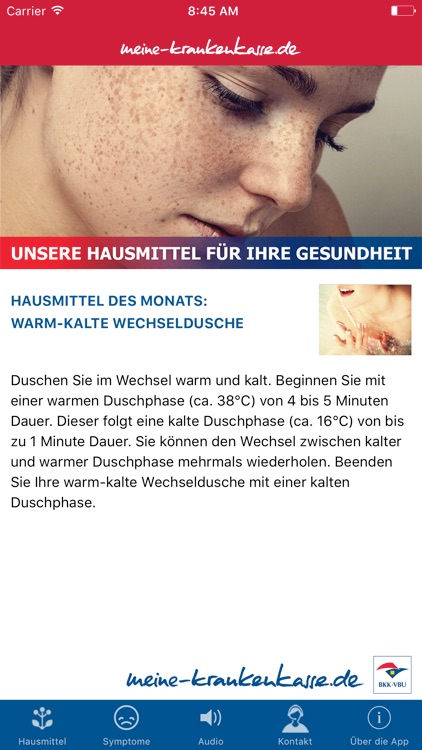 BKK VBU Hausmittel App