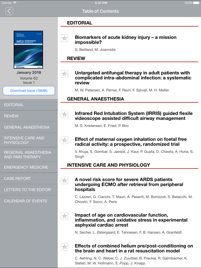 Acta Anaesth Scandinavica