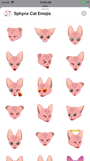 Sphynx Cat Emojis(圖4)-速報App