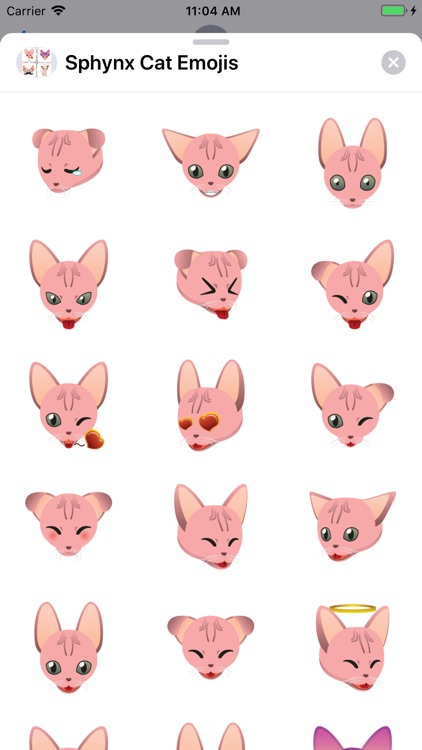 Sphynx Cat Emojis screenshot-3