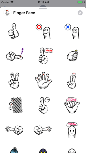 Fingerface ArtWork Stickers(圖1)-速報App