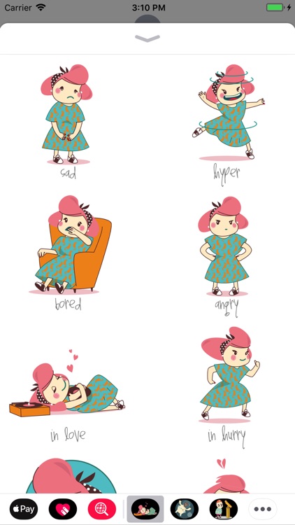 Pin Up Girl Stickers screenshot-3