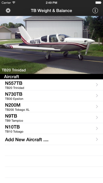 Socata TB Weight and Balance