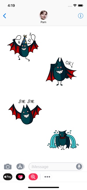 Funny and crazy BAT stickers(圖1)-速報App