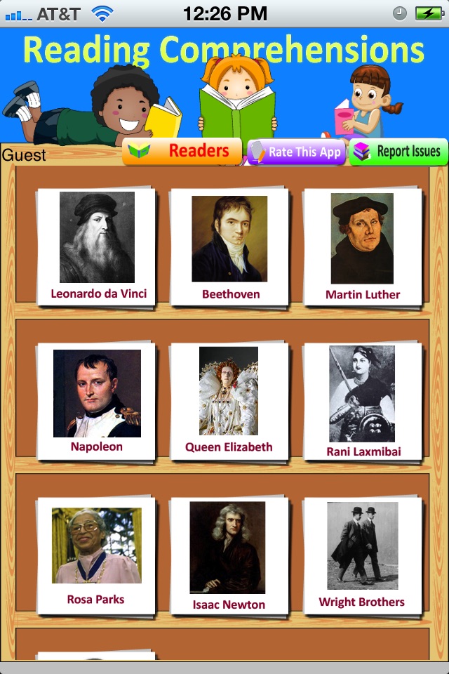 Super Reader - Famous People screenshot 4