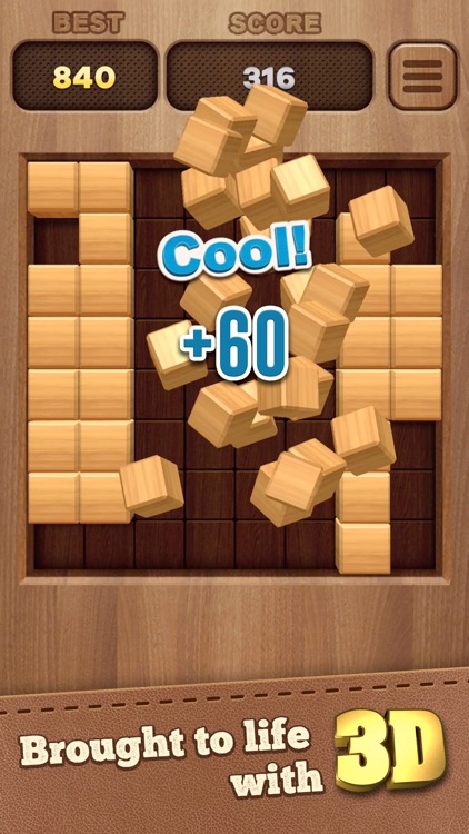 Woody Cube 3D Block Puzzle screenshot-4