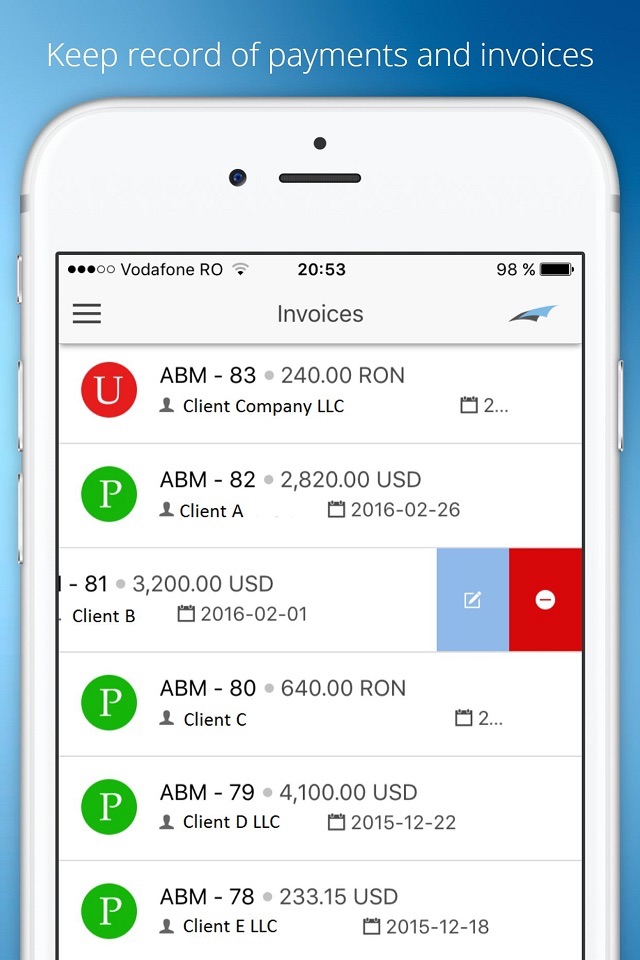 Invoice-App screenshot 2