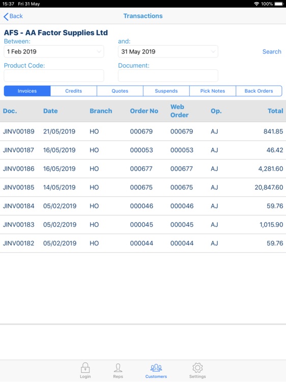 MAM SalesRep screenshot-3