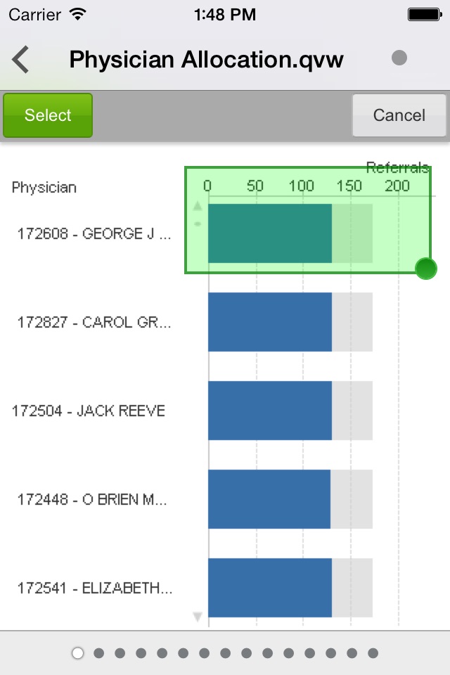 QlikView mobile screenshot 4