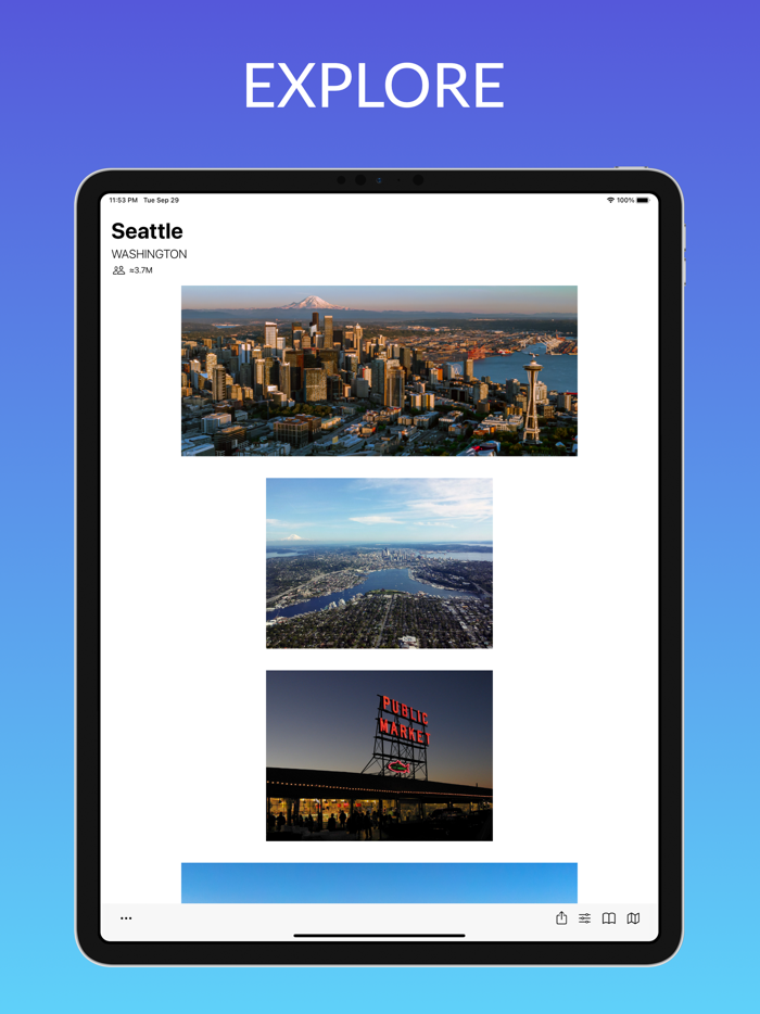 Cities USA, Canada, World