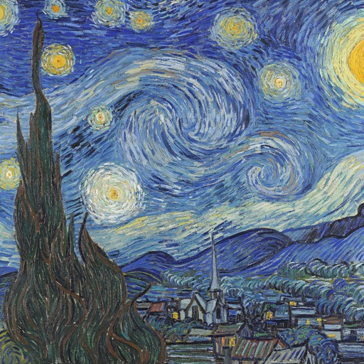Van Gogh, Starry night icon