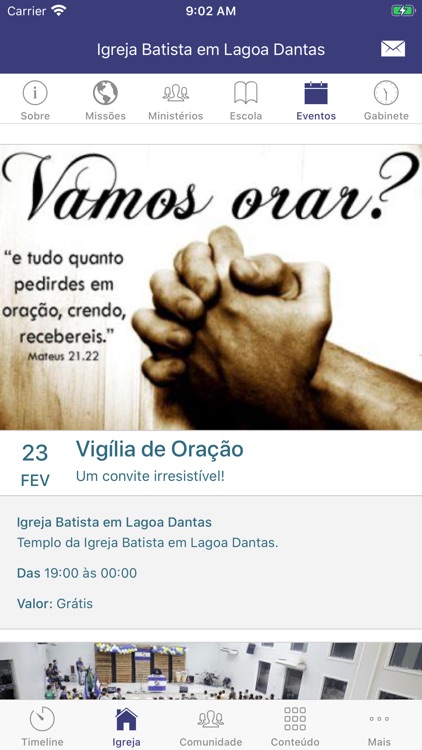 Igreja Batista em Lagoa Dantas screenshot-7