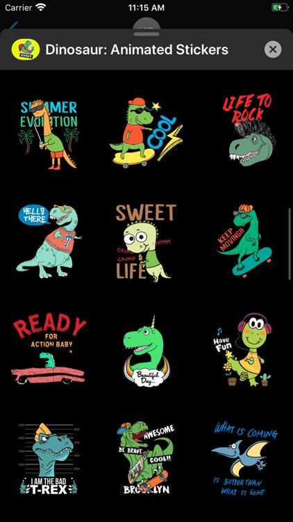 Dinosaur: Animated Stickers screenshot-4