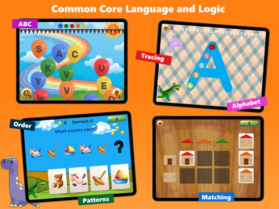 Dino Preschool ABC Math Games screenshot 3