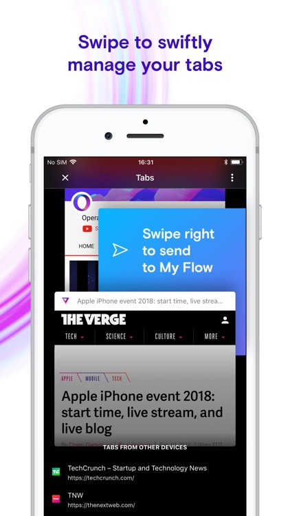 Opera Touch web browser screenshot-7