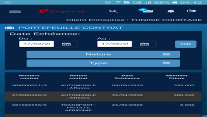 Screenshot #3 pour TCourtage Mobile