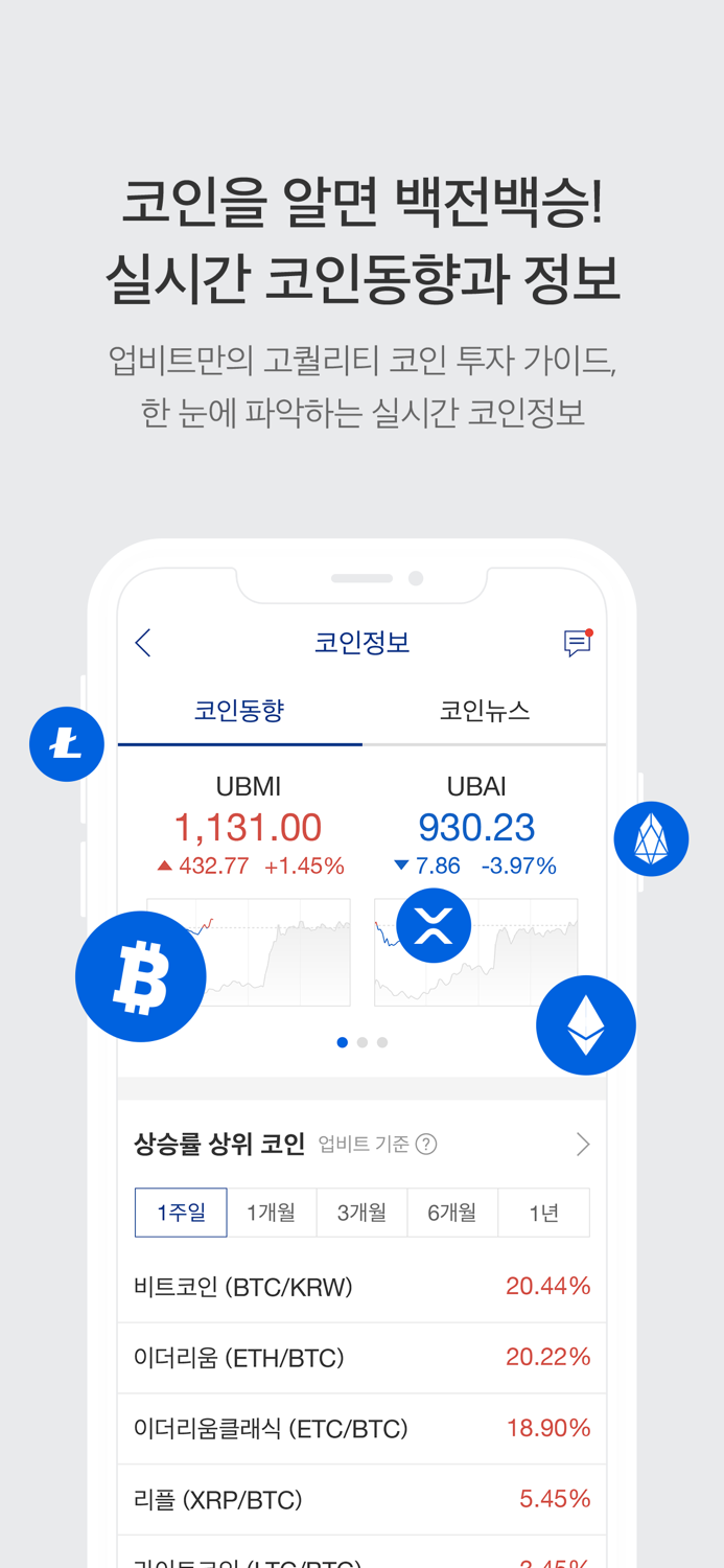 업비트 - 가장 신뢰받는 디지털 자산 거래소