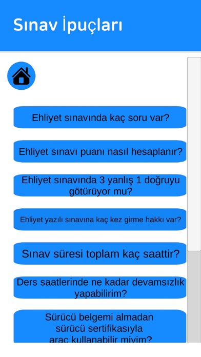 Ehliyet Sınav Soruları 2021 screenshot 3