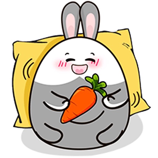 Cute Chubby Rabbit icon