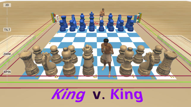 Boxing Ring Chess King v. King