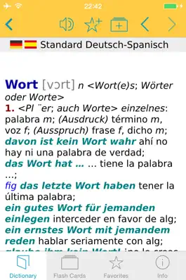 Game screenshot Big German Spanish Dictionary mod apk