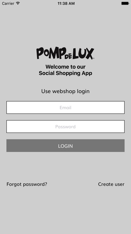 POMPdeLUX Easy Shopping app