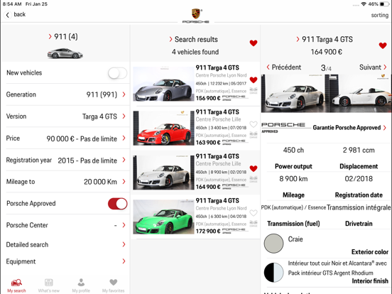 Screenshot #5 pour Porsche Occasions