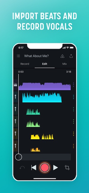record voice over beat app