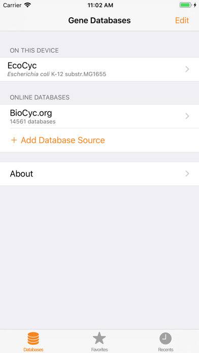 How to cancel & delete BioCyc Pathway/Genome DBs from iphone & ipad 1