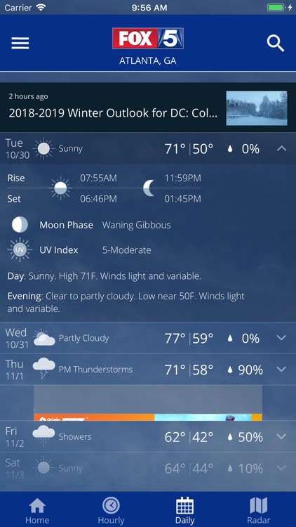 FOX 5 Washington DC: Weather screenshot-3
