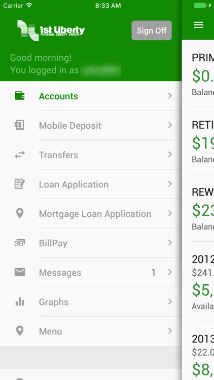 1st Liberty FCU Mobile Banking screenshot-3