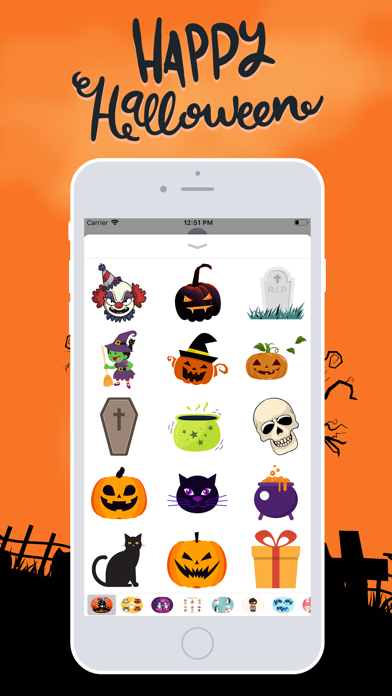 Halloween Sticker hd screenshot 3