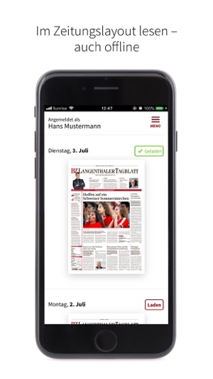 Langenthaler Tagblatt E-Paper(圖1)-速報App