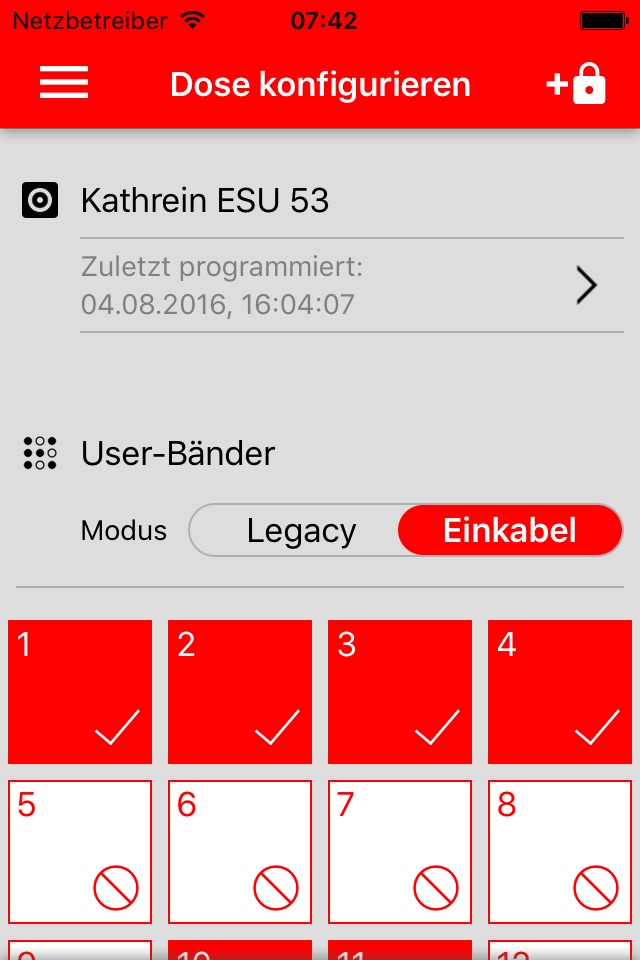 Kathrein ESU screenshot 3
