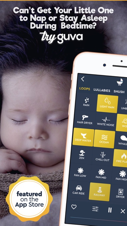 Baby Sleep Sounds - Guva Plus screenshot-0