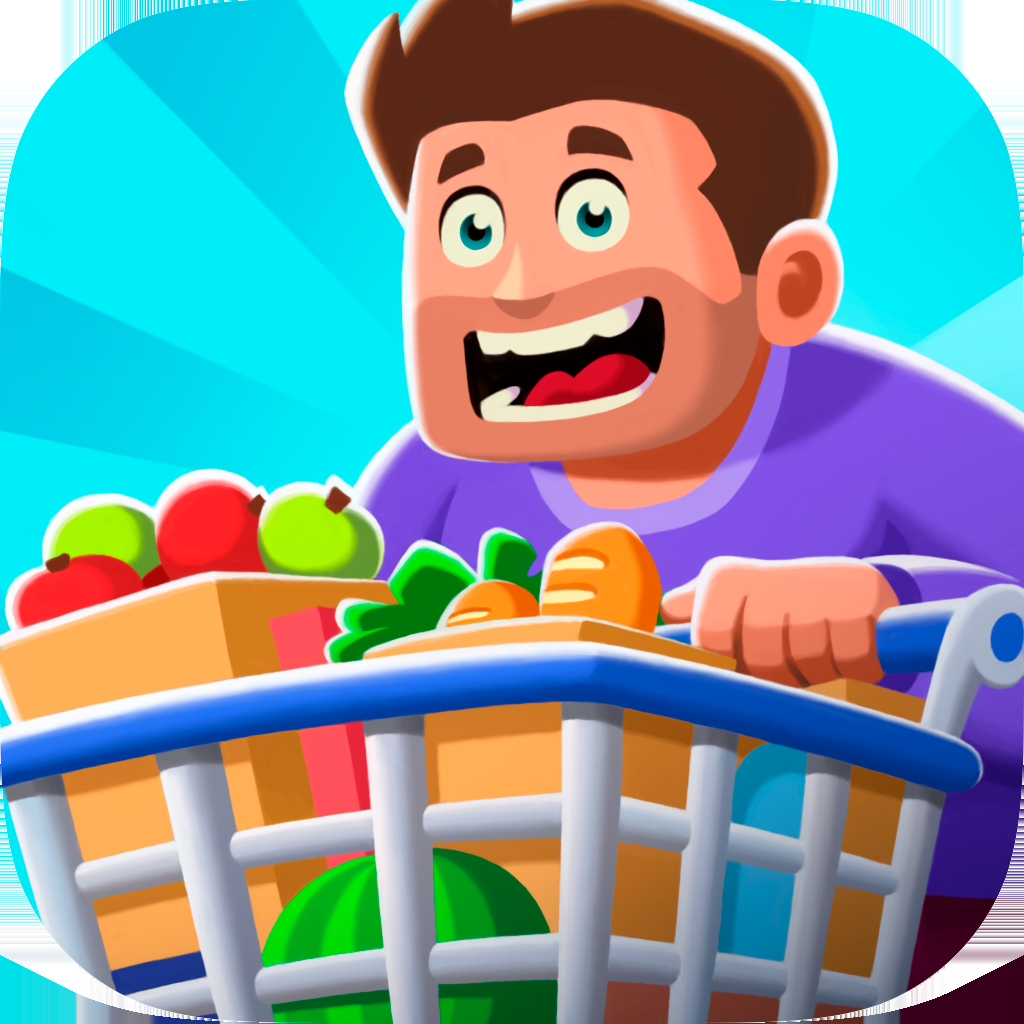 Idle Supermarket Tycoon - Shop App Icon