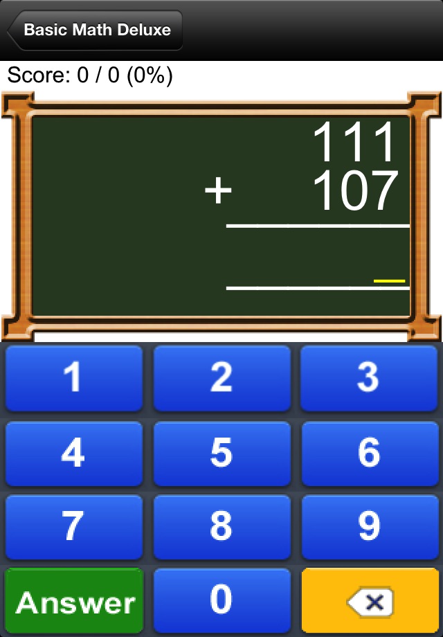 Basic Math Deluxe screenshot 2