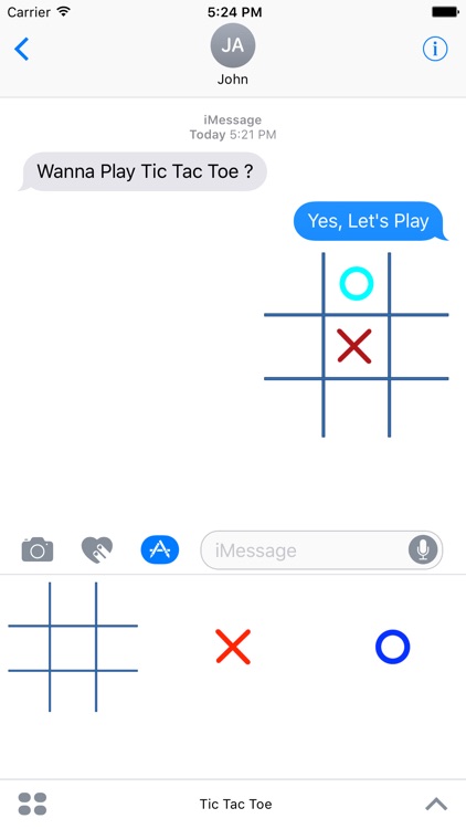 Tic Tac Toe (OX) For Messages