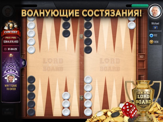 Нарды - Lord of the Board на iPad
