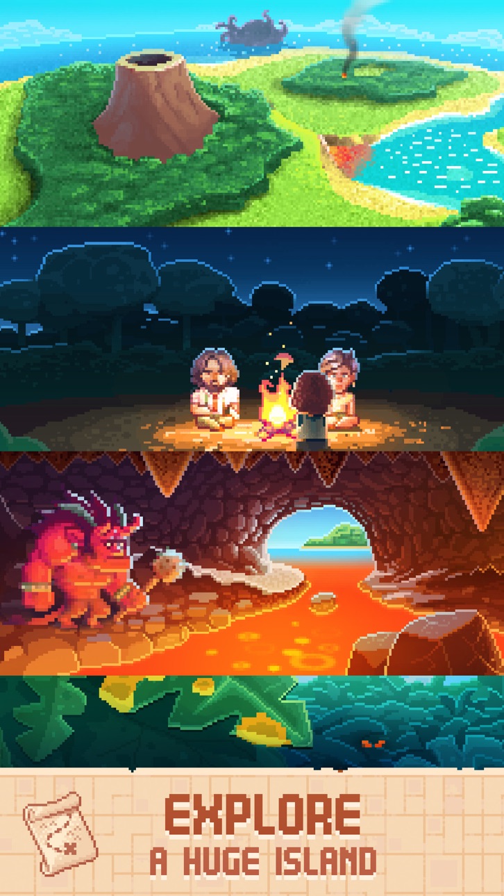 Tinker Island: Survival Story - Free Hack screenshot 4 - iOS game interface