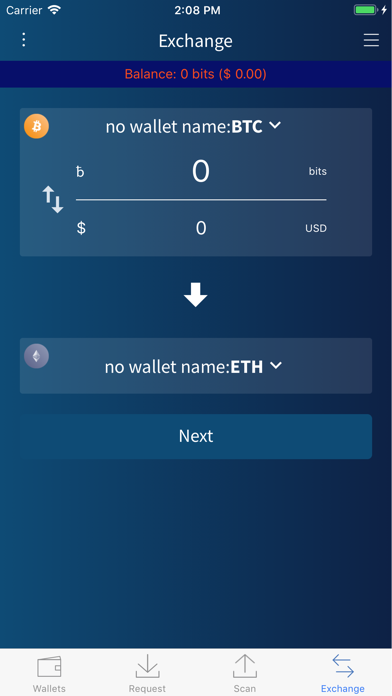 Bitcoin Of America Wallet screenshot 2