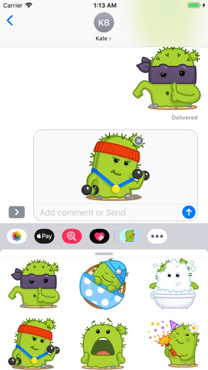 Cactus Emoji Stickers