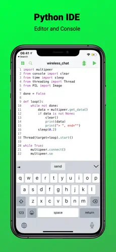 Screenshot 1 Pyto - Python 3 iphone