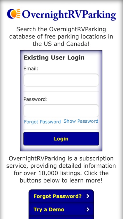 Overnight RV Parking screenshot-4