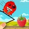 The legendary draw line, collect berry with the spider jump in this puzzle game