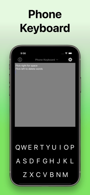 iphone flick keyboard