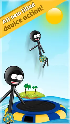 Game screenshot Stickman Water Trampoline mod apk