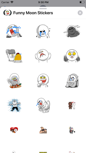 Funny Moon Stickers(圖5)-速報App